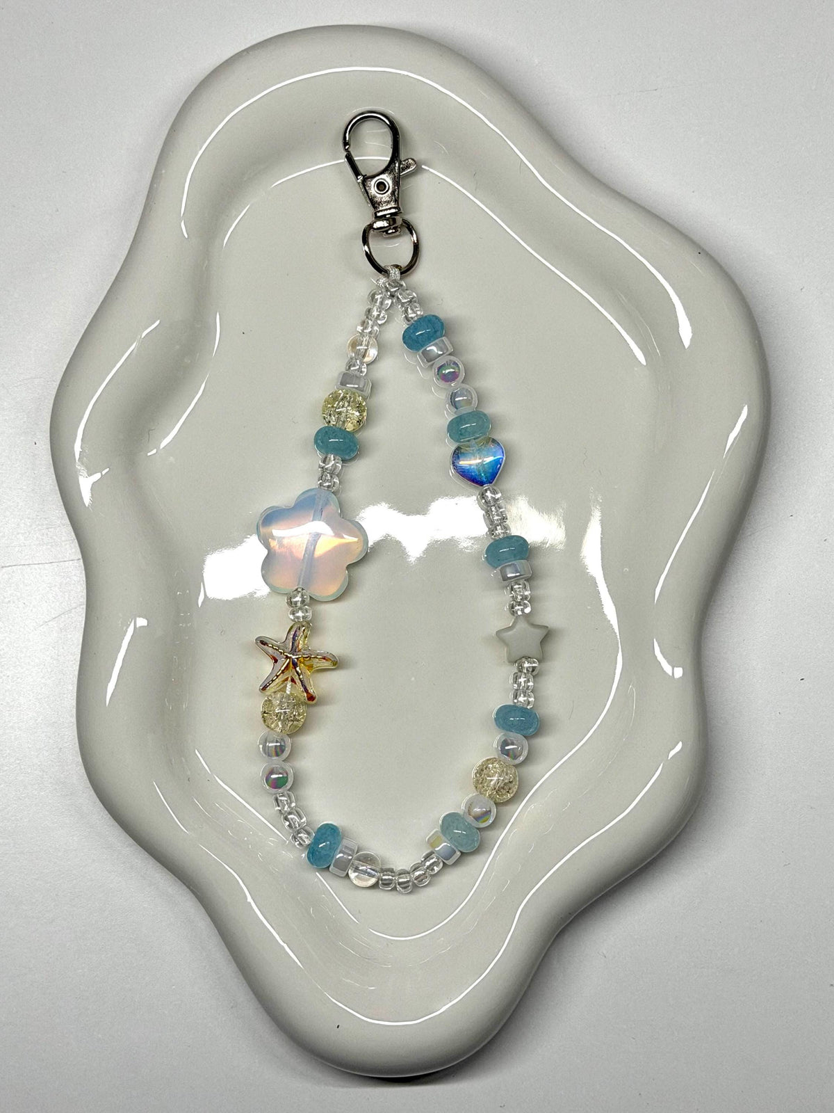 Ocean Starfish Beaded Charm