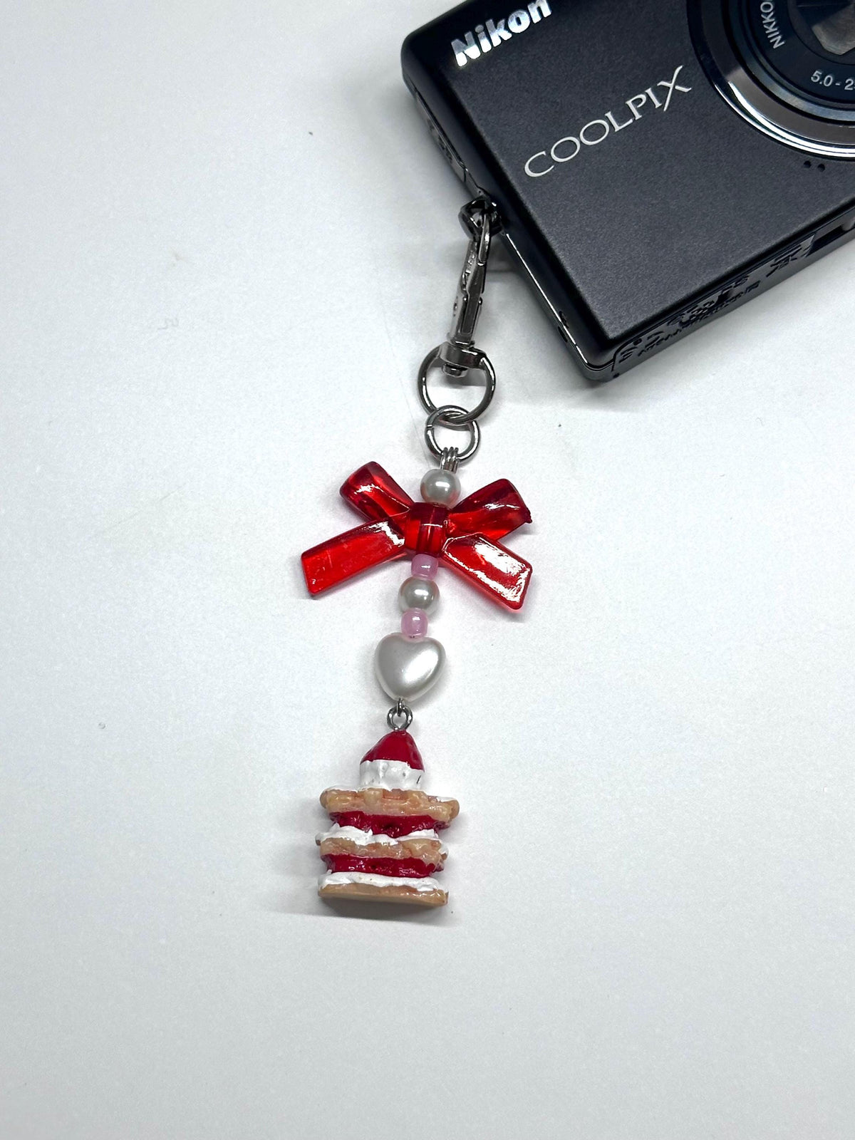 Strawberry Swirl Shortcake Charm
