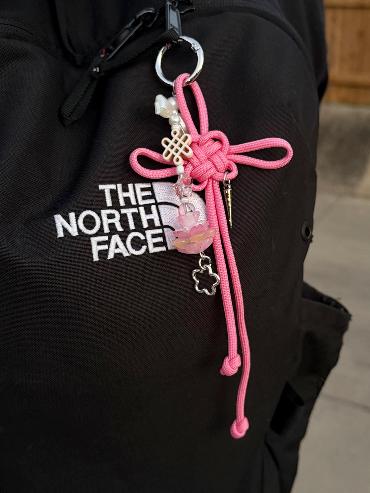 Pink Lotus Fortune Lucky Knot
