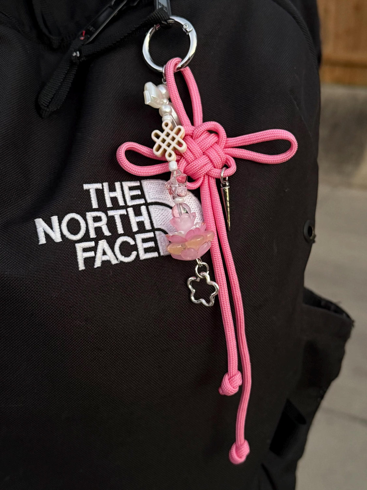 Pink Lotus Fortune Lucky Knot