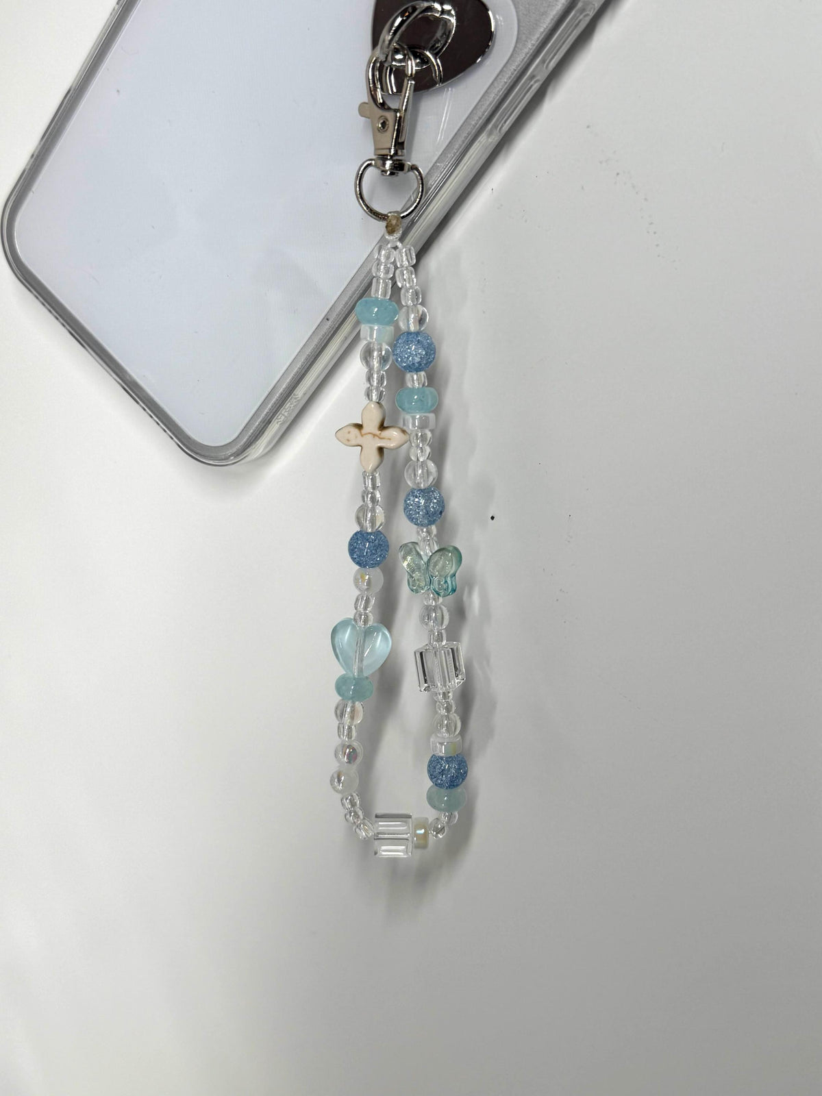 Blueberry Flutter Beaded Strap