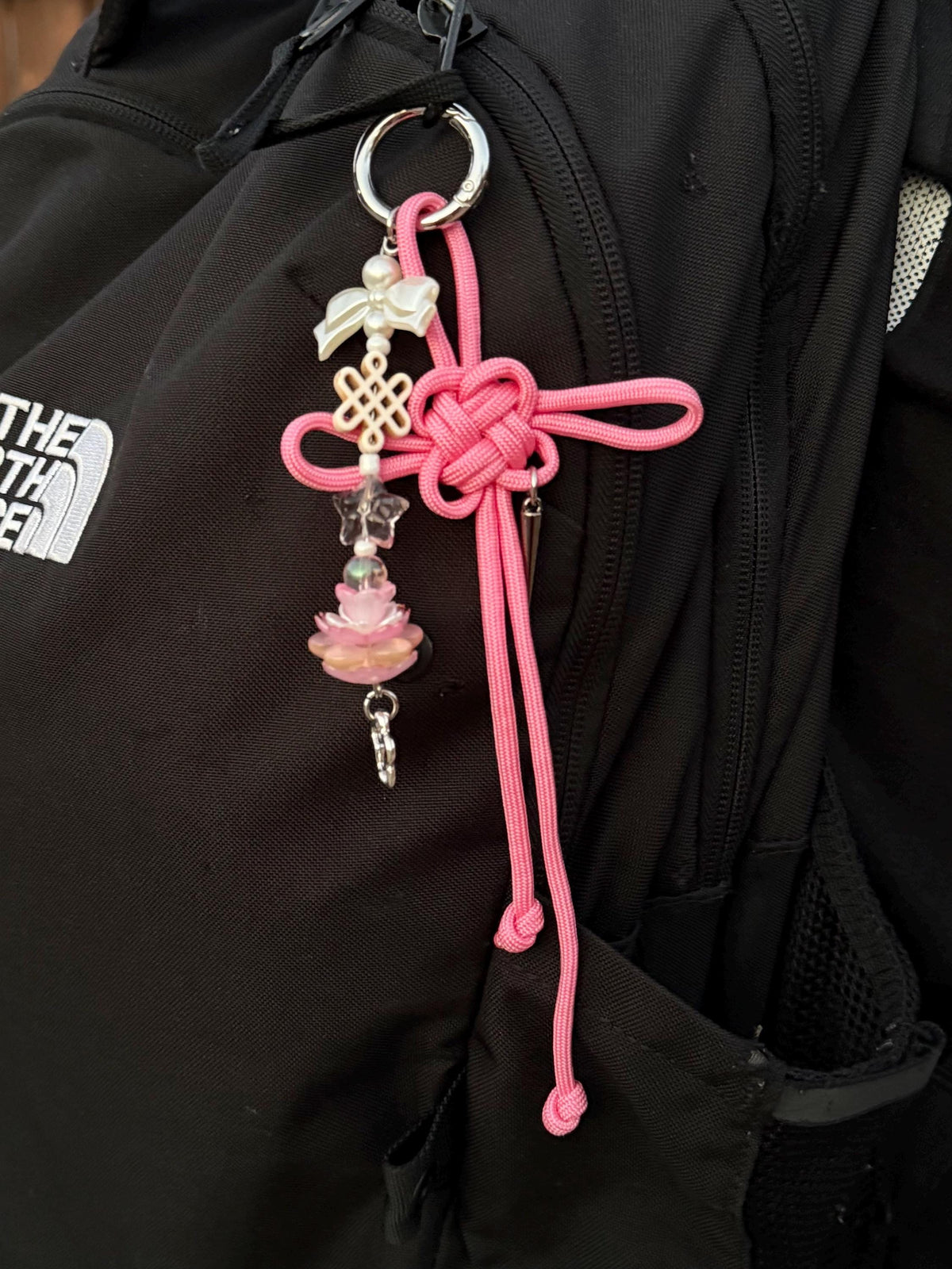 Pink Lotus Fortune Lucky Knot