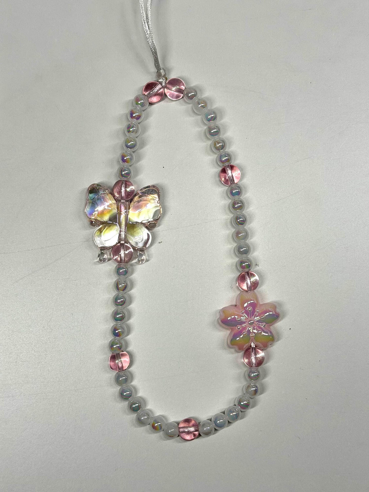 Dreamy Butterfly & Sakura Phone Strap