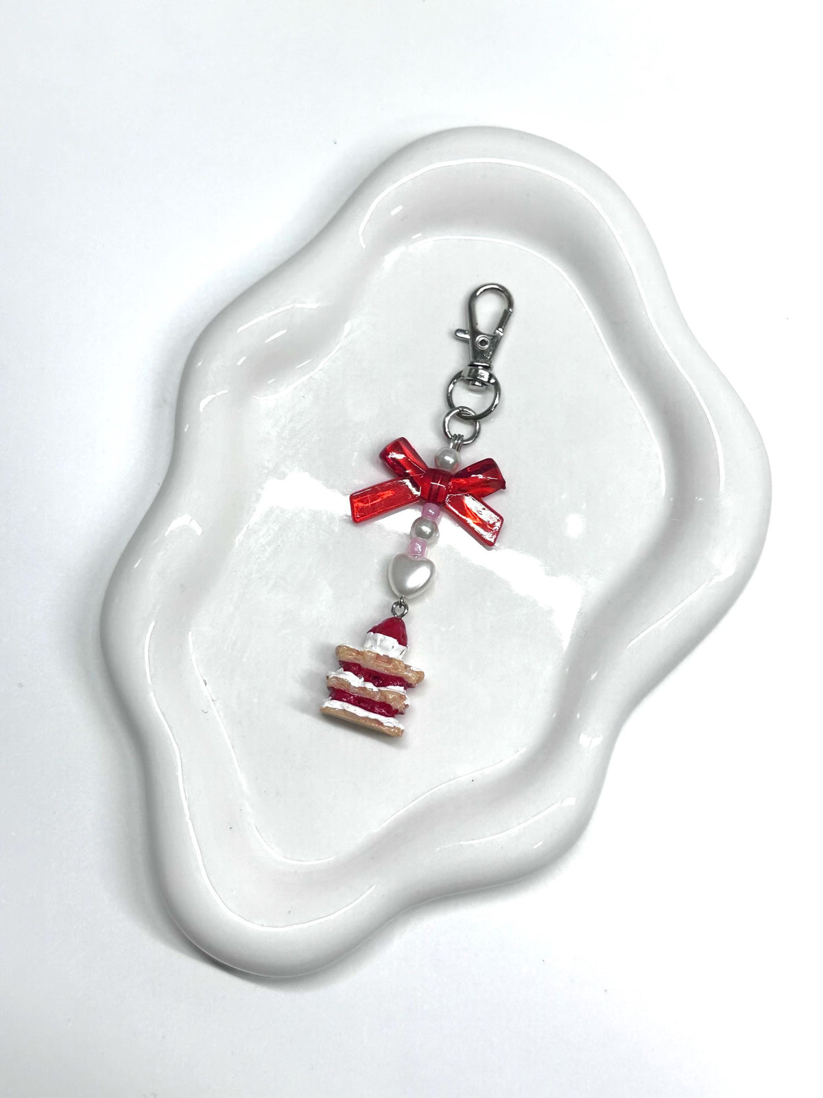 Strawberry Swirl Shortcake Charm