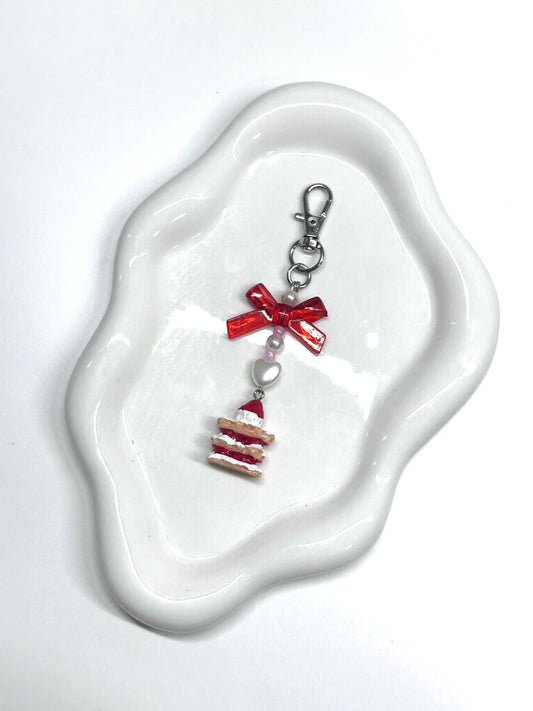 Strawberry Swirl Shortcake Charm