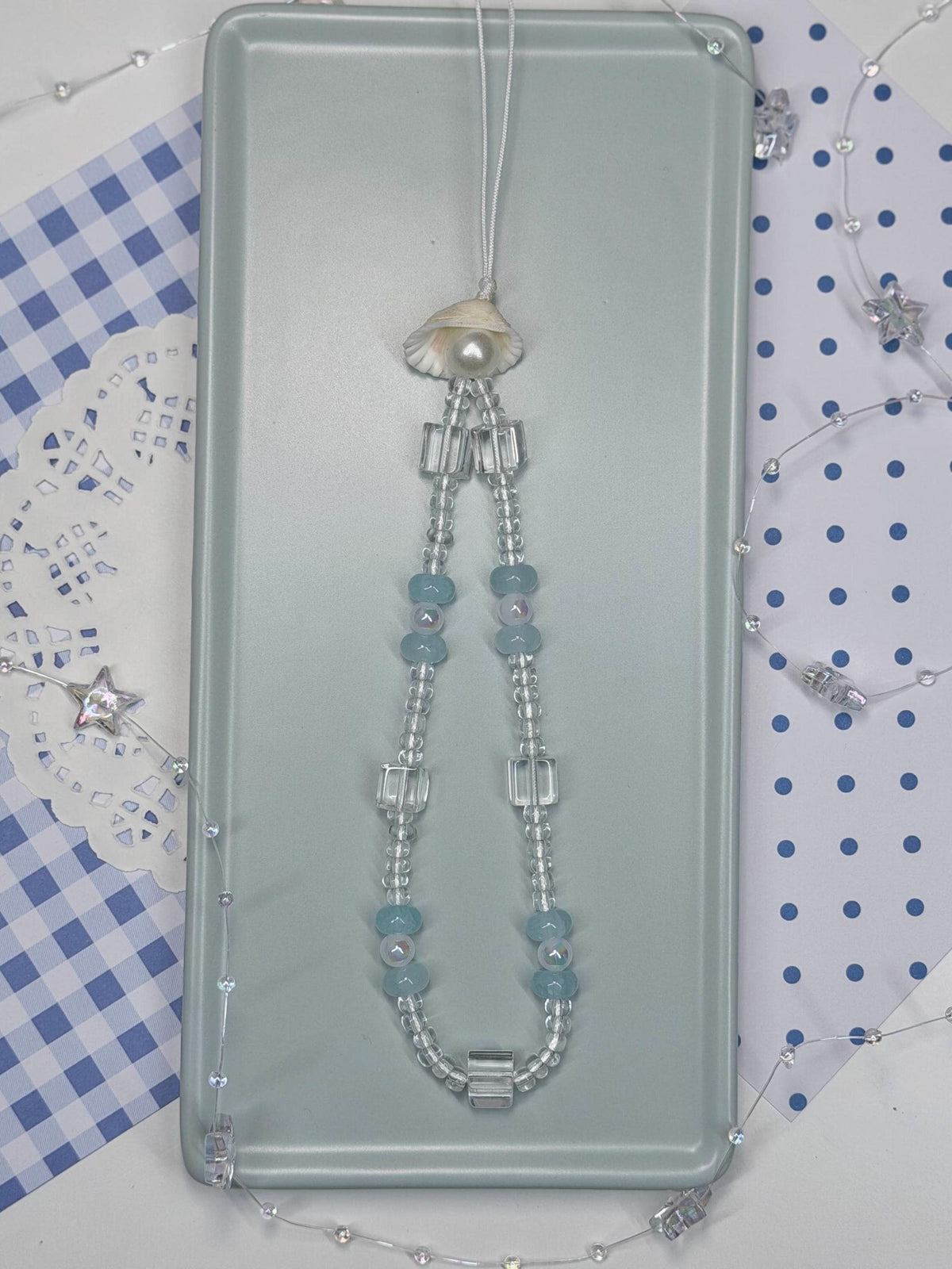 Abyss Pearl Seashell Beaded Strap