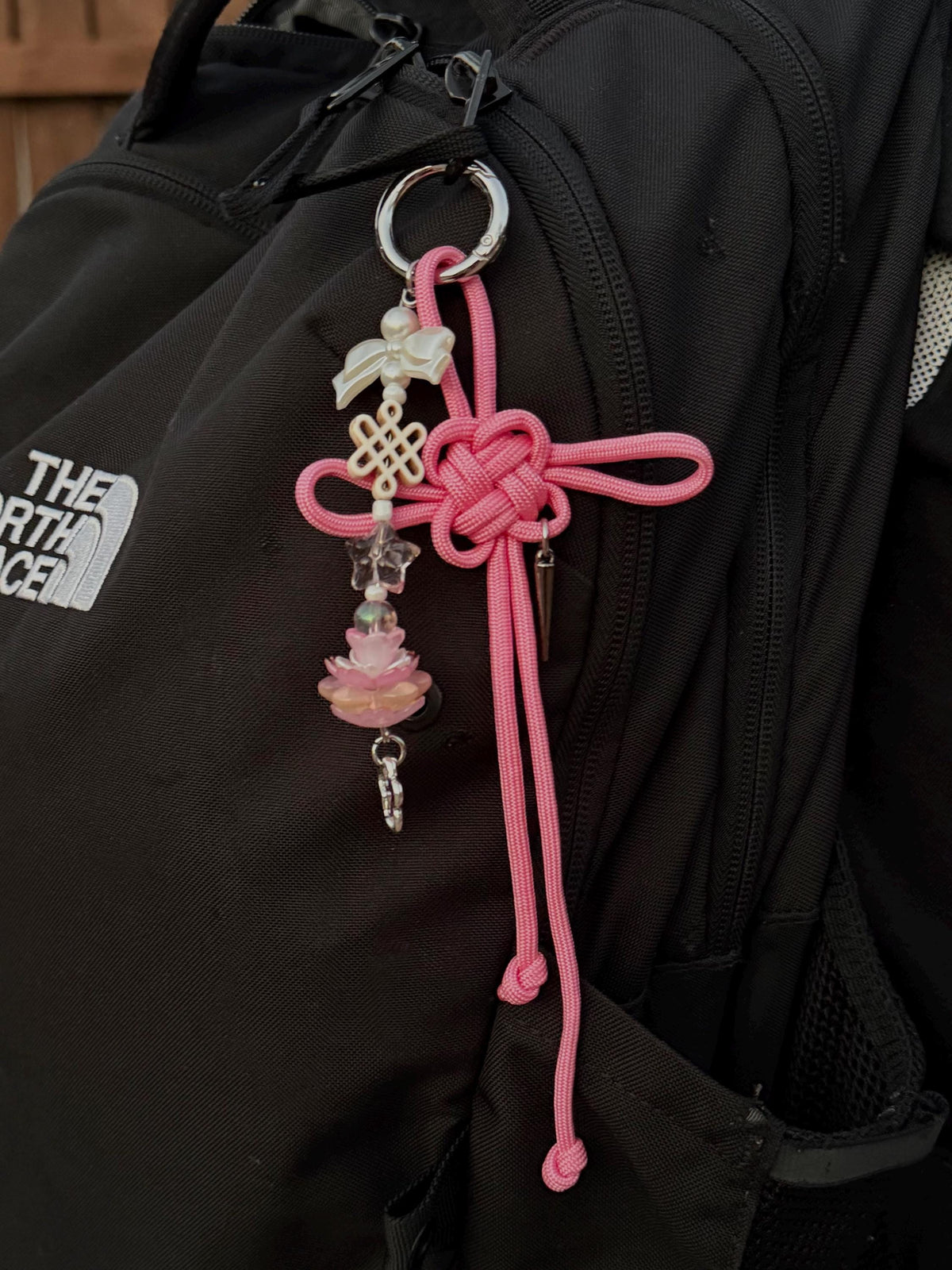 Pink Lotus Fortune Lucky Knot