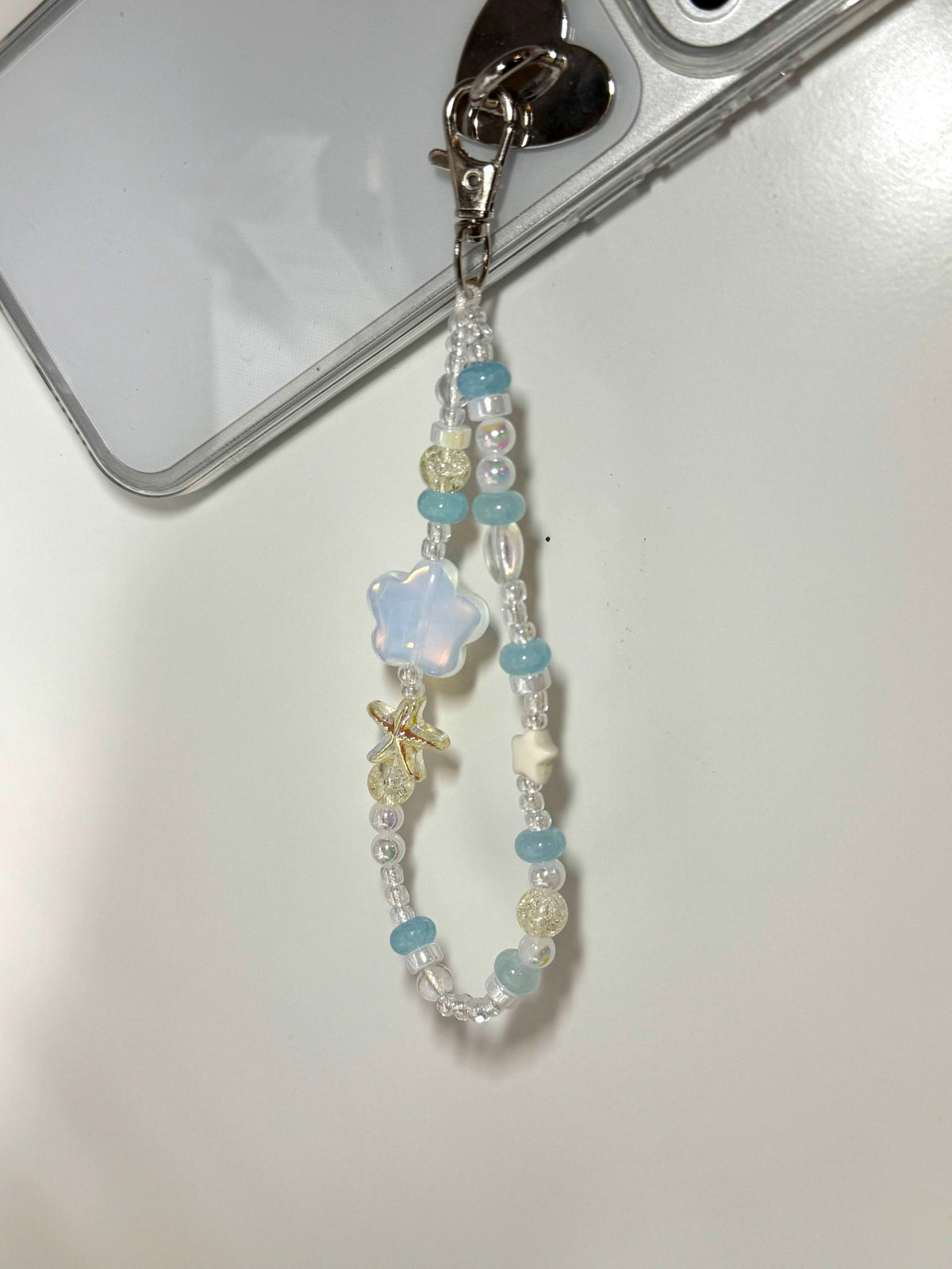Ocean Starfish Beaded Charm